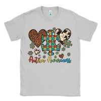 Moon Dust autism awareness leopard cowhide herts puzzle Classic Tee - Artiststas