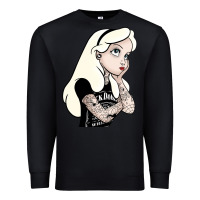Black alice in wonderland Premium Sweatshirt - artisFamous