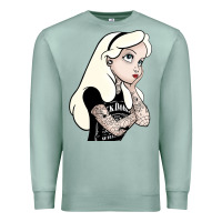 Seafoam alice in wonderland Premium Sweatshirt - artisFamous