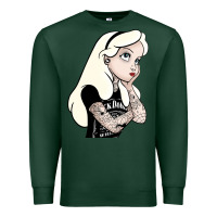 Sports Green alice in wonderland Premium Sweatshirt - artisFamous