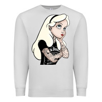 Dove Grey alice in wonderland Premium Sweatshirt - artisFamous