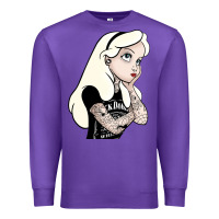 Purple alice in wonderland Premium Sweatshirt - artisFamous