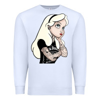 White alice in wonderland Premium Sweatshirt - artisFamous