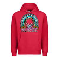 Cardinal nurse rainbow Premium Hoodie - SublimationCraftShop