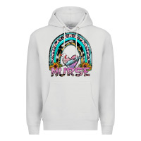 Dove Grey nurse rainbow Premium Hoodie - SublimationCraftShop