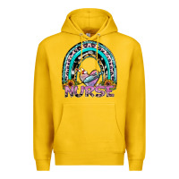 Lemon nurse rainbow Premium Hoodie - SublimationCraftShop