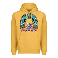 Mustard nurse rainbow Premium Hoodie - SublimationCraftShop