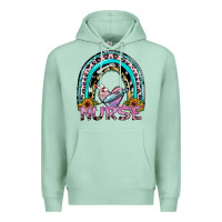 Seafoam nurse rainbow Premium Hoodie - SublimationCraftShop