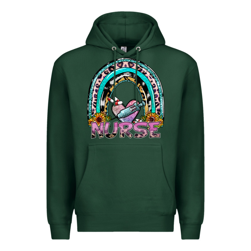 Nurse Rainbow Premium Hoodie by SublimationCraftShop | Teevron