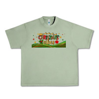 Oil Green christmas vibes libbey glass Urban Heavy Tee - BundleAndBundleShop