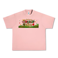 Salmon christmas vibes libbey glass Urban Heavy Tee - BundleAndBundleShop