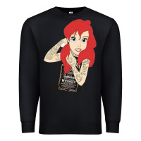 Black ariel tatoo Premium Sweatshirt - artisFamous