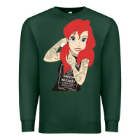 Sports Green ariel tatoo Premium Sweatshirt - artisFamous