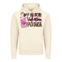 Vintage Artic V is For Valentine Vodka Vintage Hoodie - CowhideDigitalArt