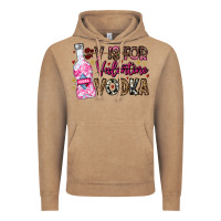 Vintage Coffee V is For Valentine Vodka Vintage Hoodie - CowhideDigitalArt
