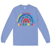 Colony Blue often stressed a bit of a mess totally blessed aut Long Sleeve Tee - CowhideDigitalArt