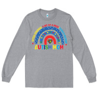Heather Grey often stressed a bit of a mess totally blessed aut Long Sleeve Tee - CowhideDigitalArt