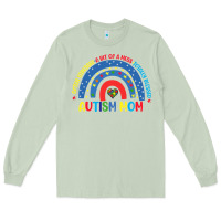 Matcha often stressed a bit of a mess totally blessed aut Long Sleeve Tee - CowhideDigitalArt