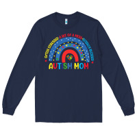 Navy often stressed a bit of a mess totally blessed aut Long Sleeve Tee - CowhideDigitalArt