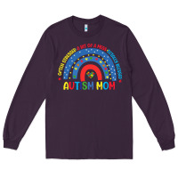 Plum often stressed a bit of a mess totally blessed aut Long Sleeve Tee - CowhideDigitalArt
