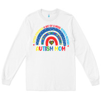 White often stressed a bit of a mess totally blessed aut Long Sleeve Tee - CowhideDigitalArt