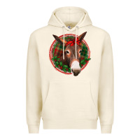 Tofu Christmas donkey with bandana Premium Hoodie - Jasminsmagicworld
