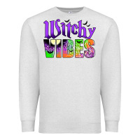 Oatmeal Heather witchy vibes Premium Sweatshirt - JahusDesignShop
