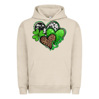 St Patricks Day Hearts Urban Hoodie | Teevron
