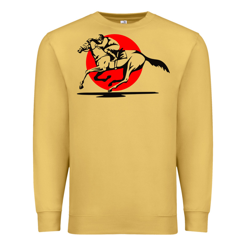 Horse Racing Premium Sweatshirt by artisFamous | Teevron