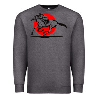 Charcoal Heather horse racing Premium Sweatshirt - artisFamous