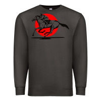 Smoke horse racing Premium Sweatshirt - artisFamous