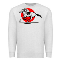 Oatmeal Heather horse racing Premium Sweatshirt - artisFamous