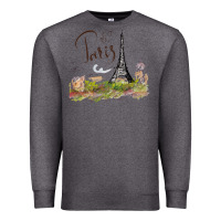 Charcoal Heather paris Premium Sweatshirt - artisFamous