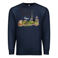 Navy paris Premium Sweatshirt - artisFamous