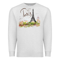 Oatmeal Heather paris Premium Sweatshirt - artisFamous