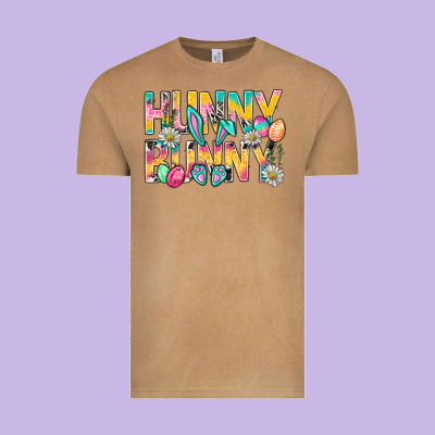 Hunny Bunny Easter Vintage Tee Designed By Bundleandbundleshop