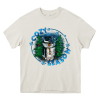 Cream cozy season Heavy Core Tee - CowGirlArtShop