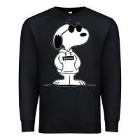 Black cool dog Premium Sweatshirt - artisFamous