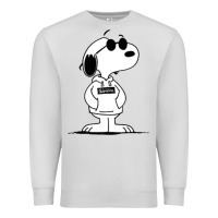 Dove Grey cool dog Premium Sweatshirt - artisFamous