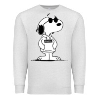 Oatmeal Heather cool dog Premium Sweatshirt - artisFamous