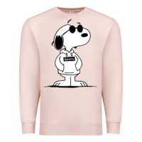 Pale Pink cool dog Premium Sweatshirt - artisFamous