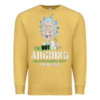 Antique Gold i am not arguing Premium Sweatshirt - artisFamous