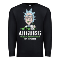 Black i am not arguing Premium Sweatshirt - artisFamous