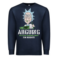 Navy i am not arguing Premium Sweatshirt - artisFamous