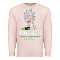 Pale Pink i am not arguing Premium Sweatshirt - artisFamous