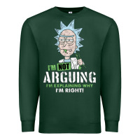 Sports Green i am not arguing Premium Sweatshirt - artisFamous