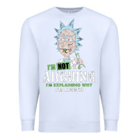 White i am not arguing Premium Sweatshirt - artisFamous
