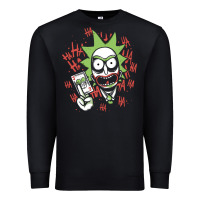 Black joker Premium Sweatshirt - artisFamous