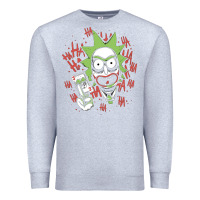 Heather Grey joker Premium Sweatshirt - artisFamous