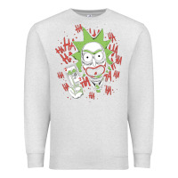 Oatmeal Heather joker Premium Sweatshirt - artisFamous